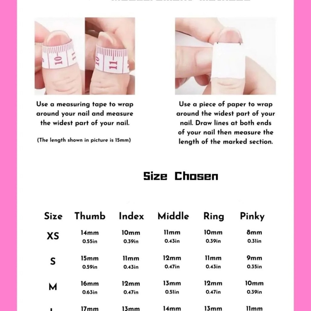 Pink Rhinestone Embellished Press-On Nails - Picture 5 of 5